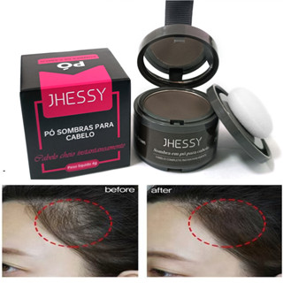 O pó para cobertura de cabelo pode cobrir a calvície, reduzir o cabelo branco, tem função à prova d'água em Oferta na Shopee