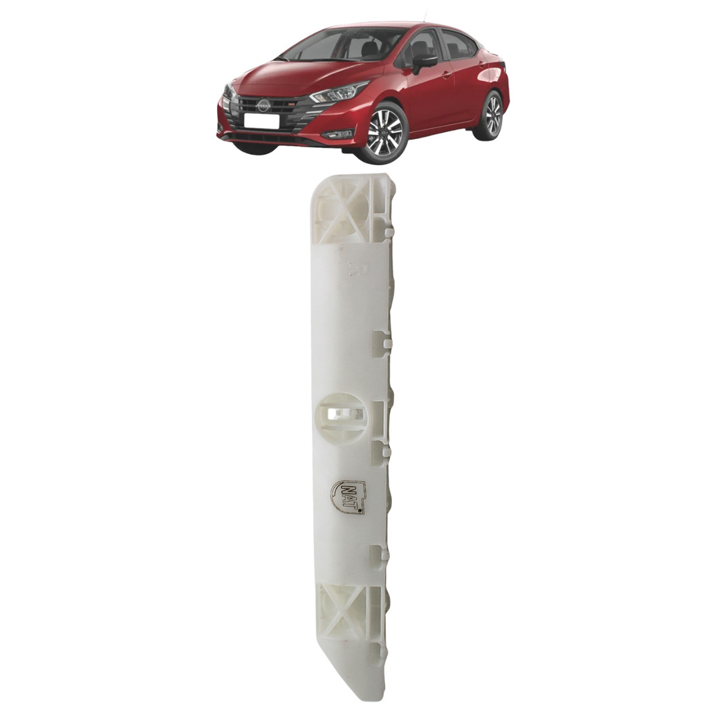 Guia Parachoque Nissan Versa 2012 13 até 2020 Traseiro Longo