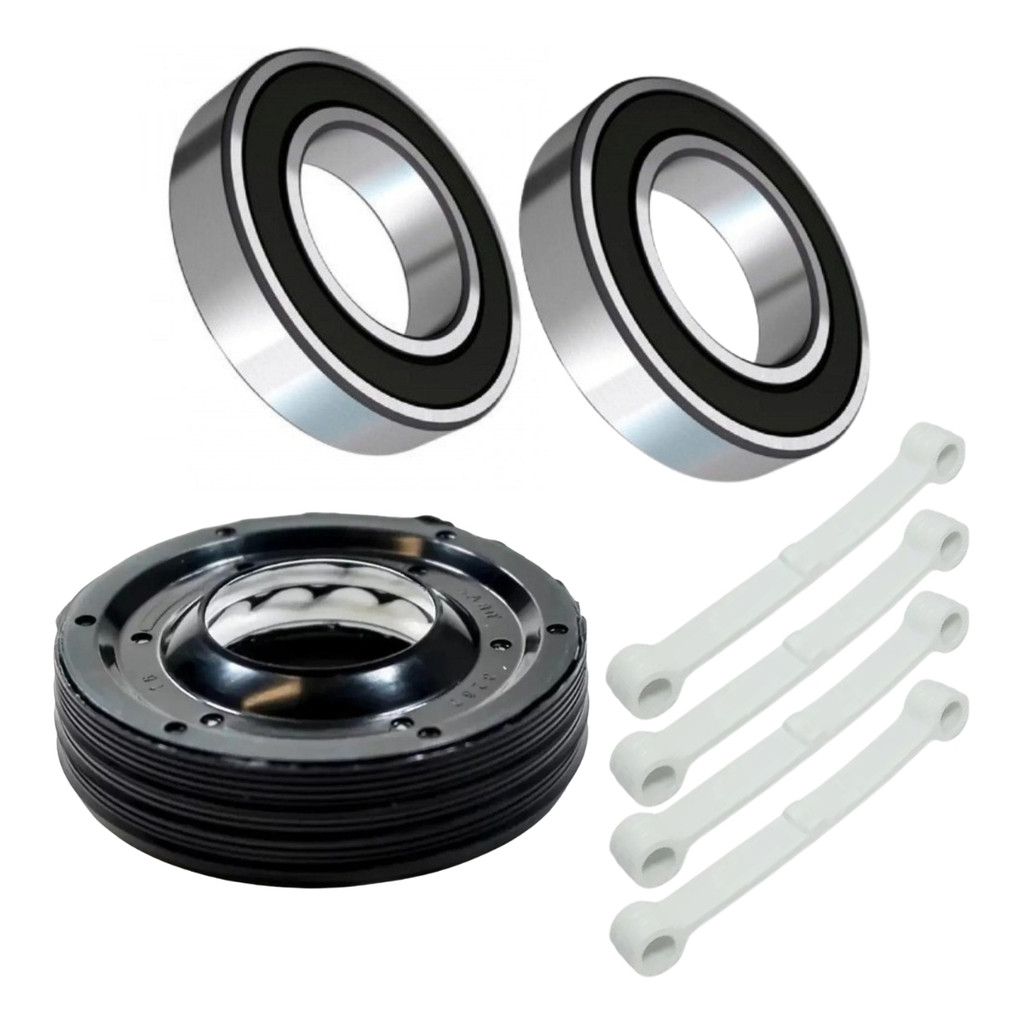 Kit Retentor Rolamentos Lavadoras Brastemp e Consul Todas Sabó Bwl11 Bwh15 Bwg Bwc11 Bwk11