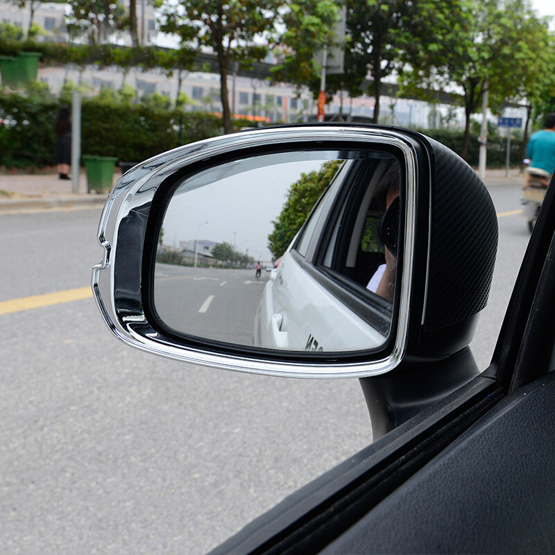 Fengfan espelho retrovisor chuva sobrancelha ABS chapeamento protetor de chuva cidade 2015-19 alta qualidade estoque pro