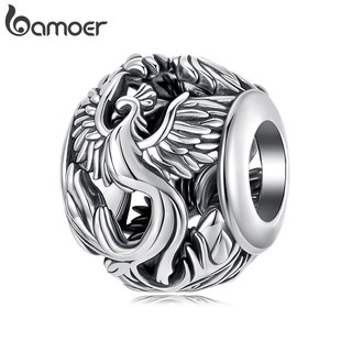 Bamoer Bead Phoenix Pingente DIY Pulseira Colar Acessórios Para Presentes Femininos