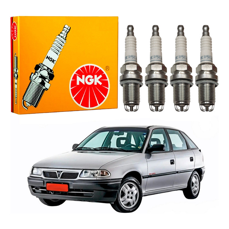 Jogo Velas Ngk Chevrolet Astra 1.8 2.0 8v 1995 A 1996