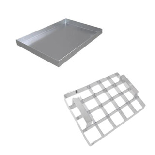 Kit com Cortador Brownie 20cav 6x6 Inox + Assadeira 31,5x25,5x3 Aluminio em Oferta na Shopee