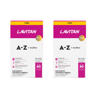 Kit 2 Lavitan A-Z Mulher Suplemento 60 Capsulas - Cimed em Oferta na Shopee