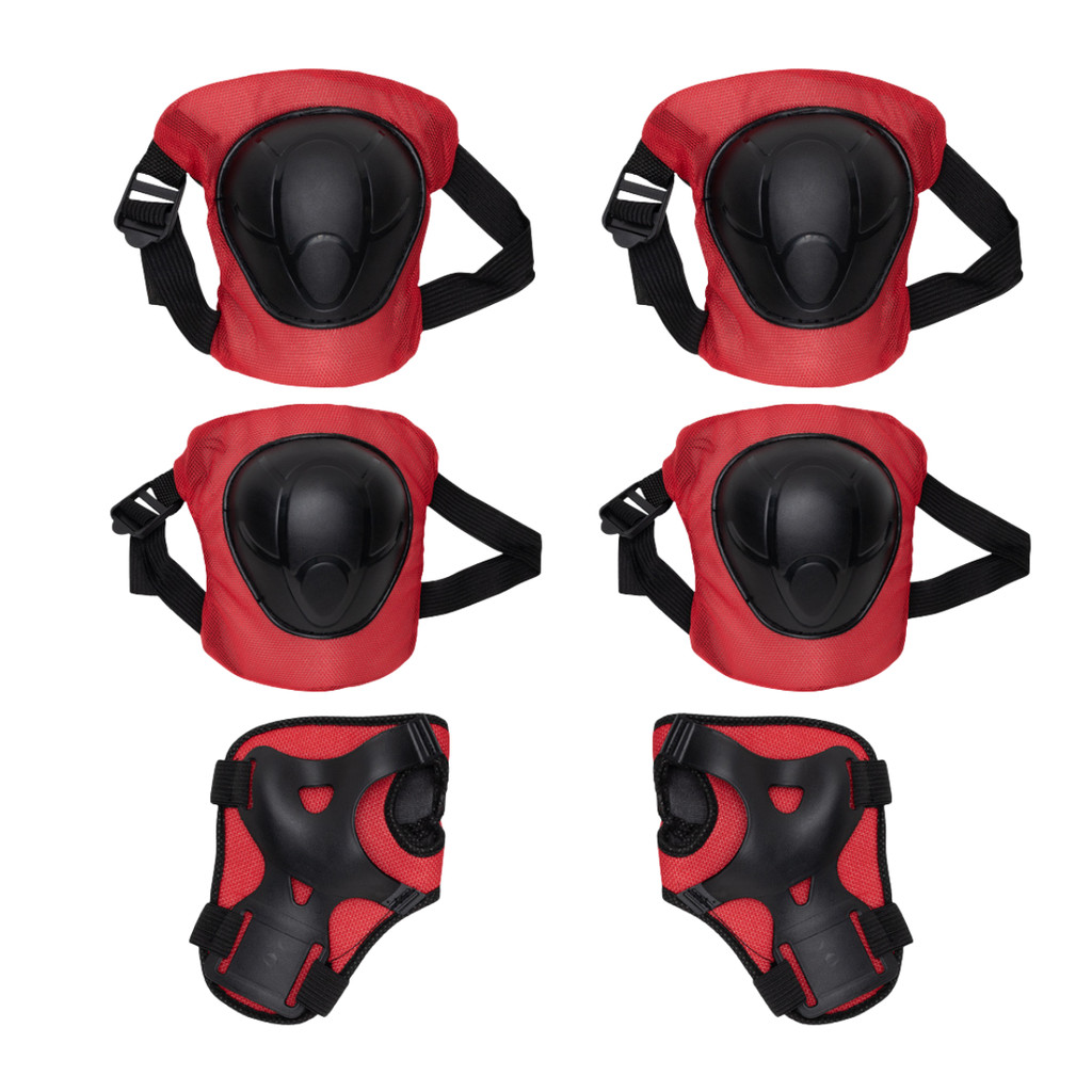 Kit Proteção Infantil Cotoveleira Joelheira Munhequeira Zippy Toys KP19VM Vermelho Skate Bike Patins em Oferta na Shopee