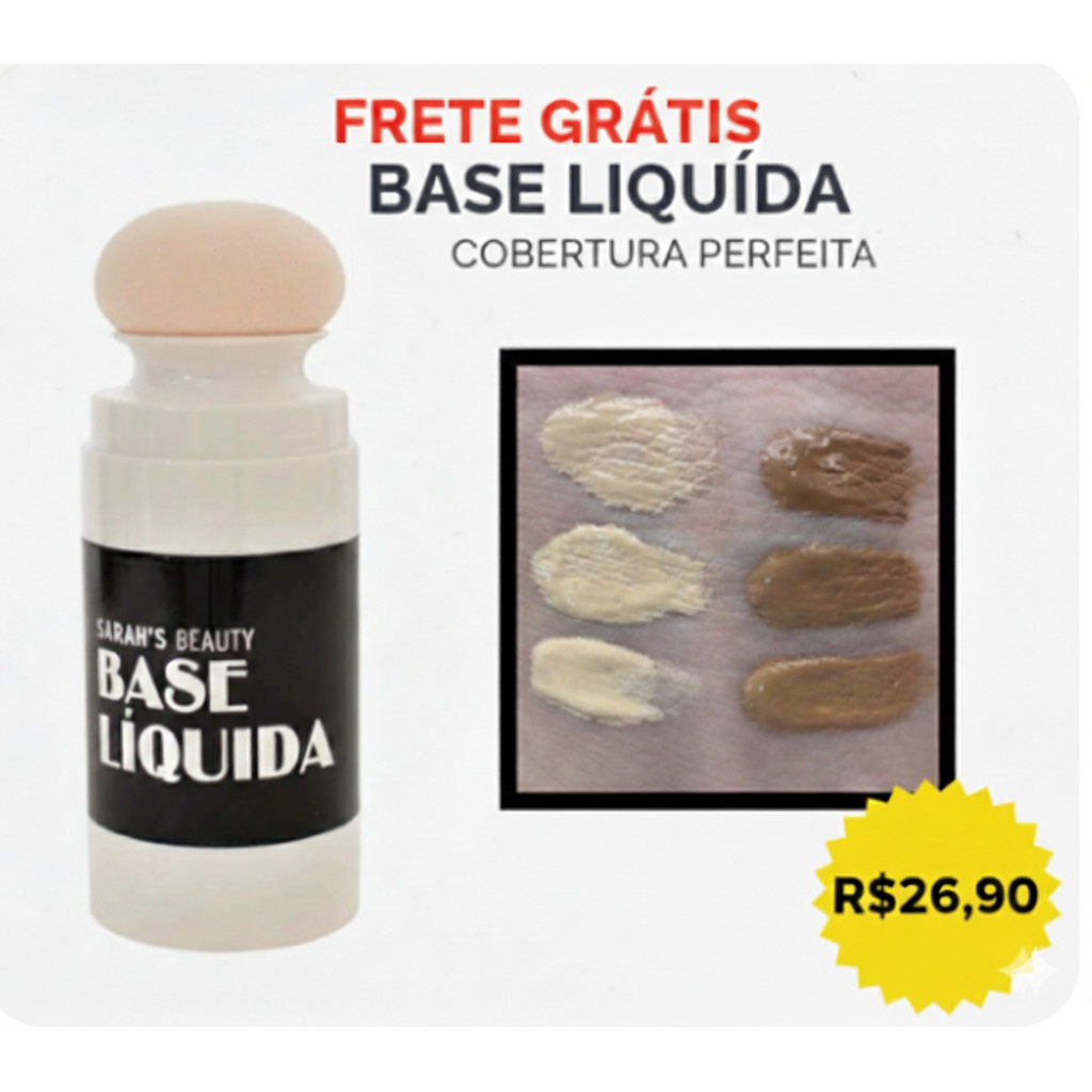 BASE LIQUIDA SARAH'S BEAUTY