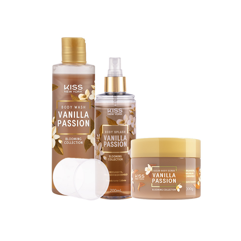 Kit Banho Premium Vanilla Passion - Kiss New York