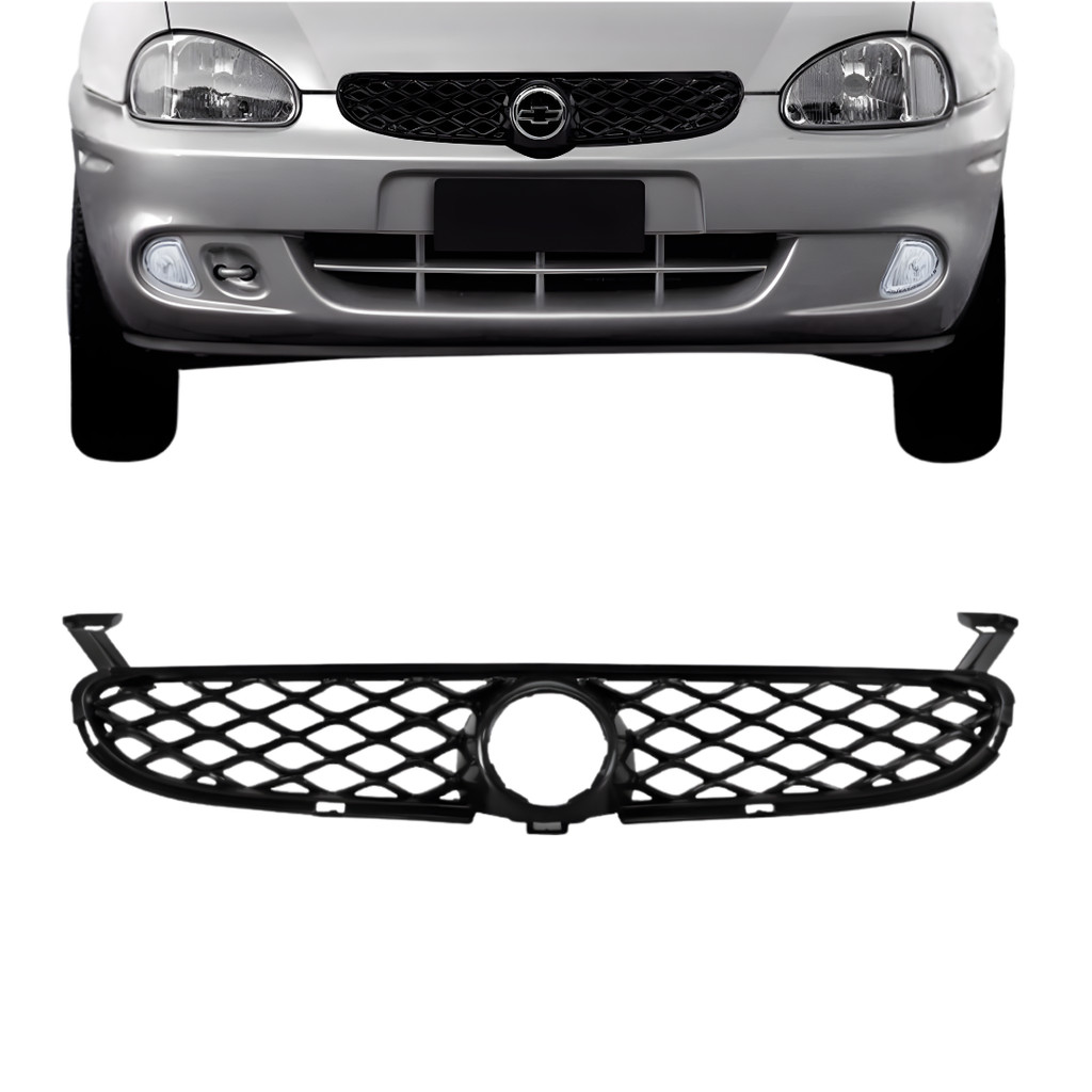 Grade Corsa Classic Colmeia Preta Gm 2000 2001 Até 2007 2008
