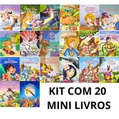 KIT com 20 Mini Clássicos com Temas Variados | Sortidos | TODOLIVRO