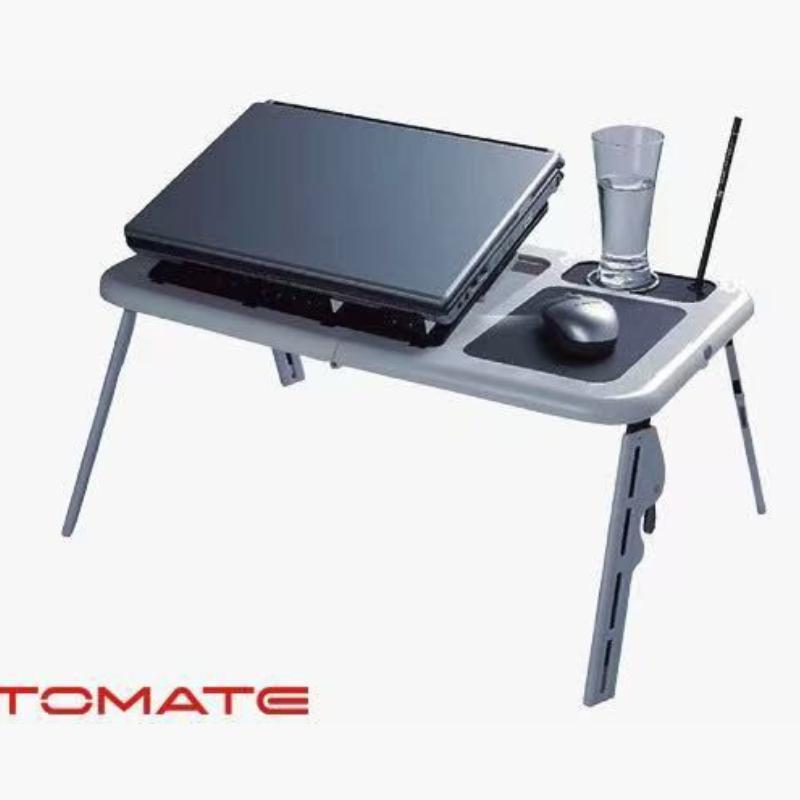 Mesa Ergonômica para Laptop com Sistema de Resfriamento USB | Apoio Ajustável e Portátil para Trabalho e Estudo