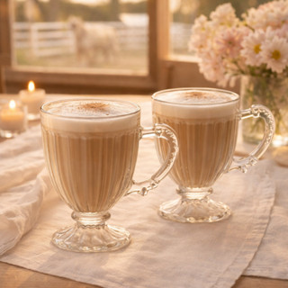 2 Unidades de Xícaras Lyor Renaissance 200ml Trabalhadas Cappuccino em Oferta na Shopee