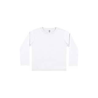 Camiseta Masculina Elian Manga Longa Branco em Oferta na Shopee