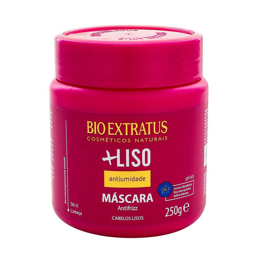 Máscara Capilar Bio Extratus +Liso 250g em Oferta na Shopee