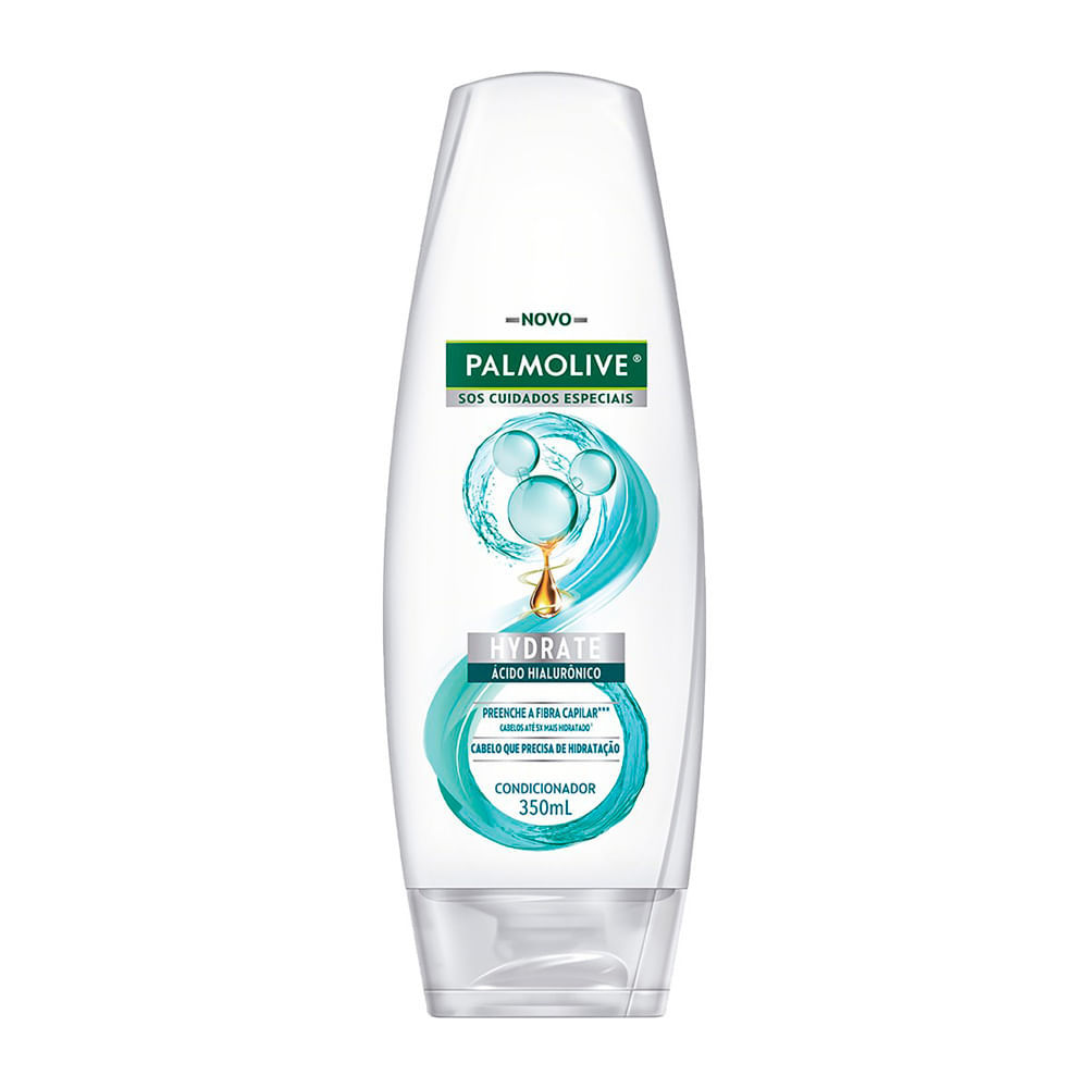 Condicionador Palmolive SOS Cuidados Especiais Hydrate Hialurônico 350ml em Oferta na Shopee