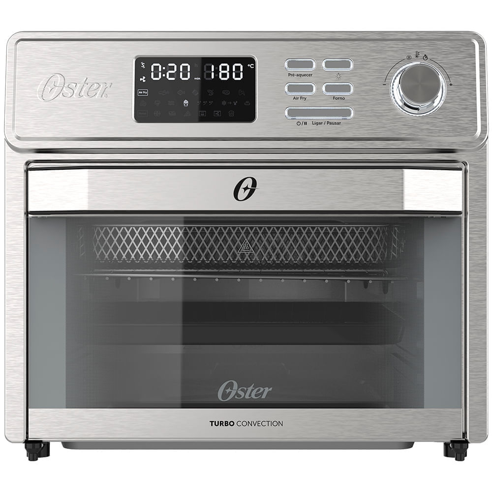 Forno Elétrico Oster OFOR250-127 Multifunção com Air Fryer 25 Litros Inox