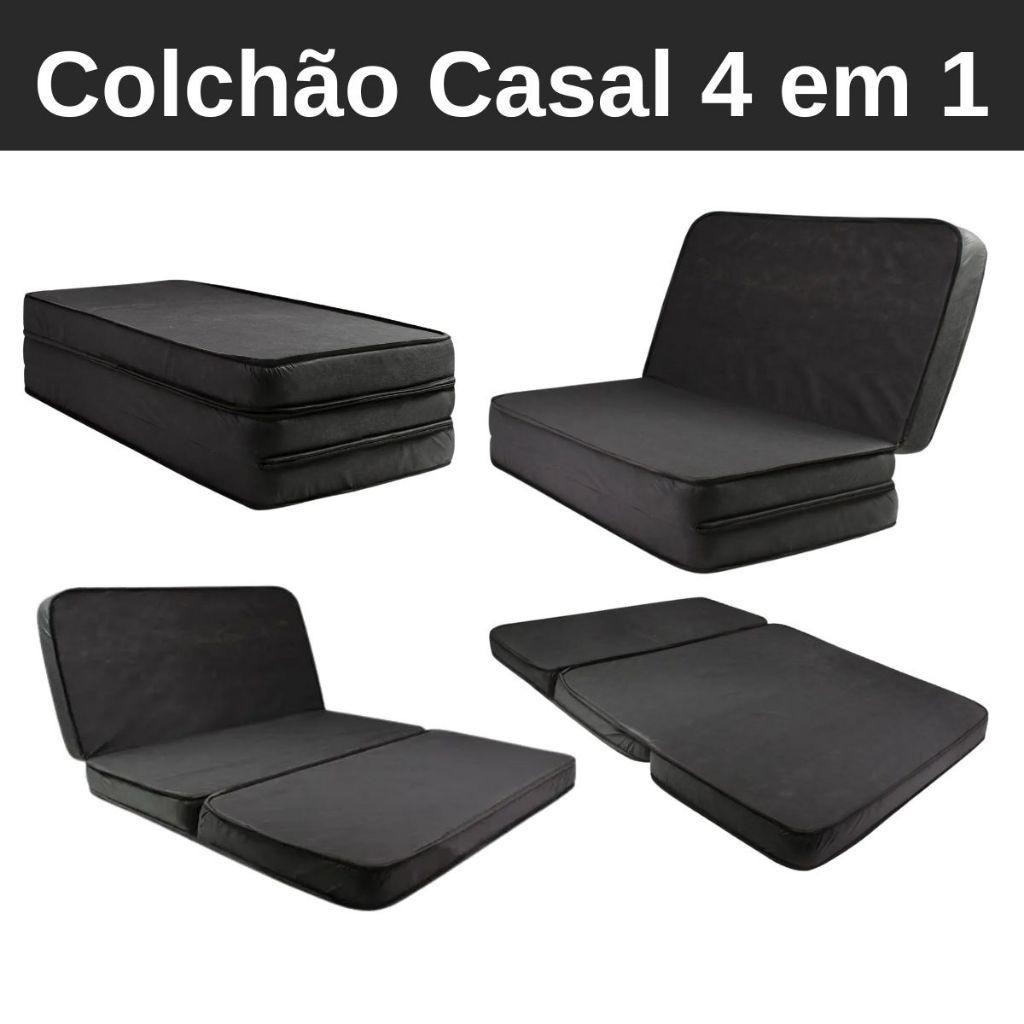 Camping Serra da Canastra Colchão de casal Multiuso Puff Sofa Colchonete e colchão pratico belo e barato maravilhoso top
