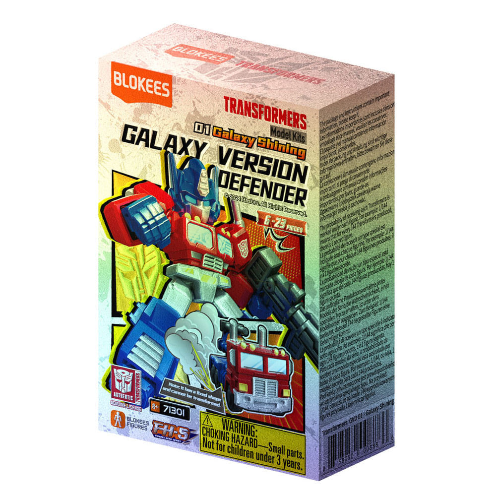 Blokees Transformers 01 Galaxy Shining Galaxy Version Deffender Sortidos 1 Unidade