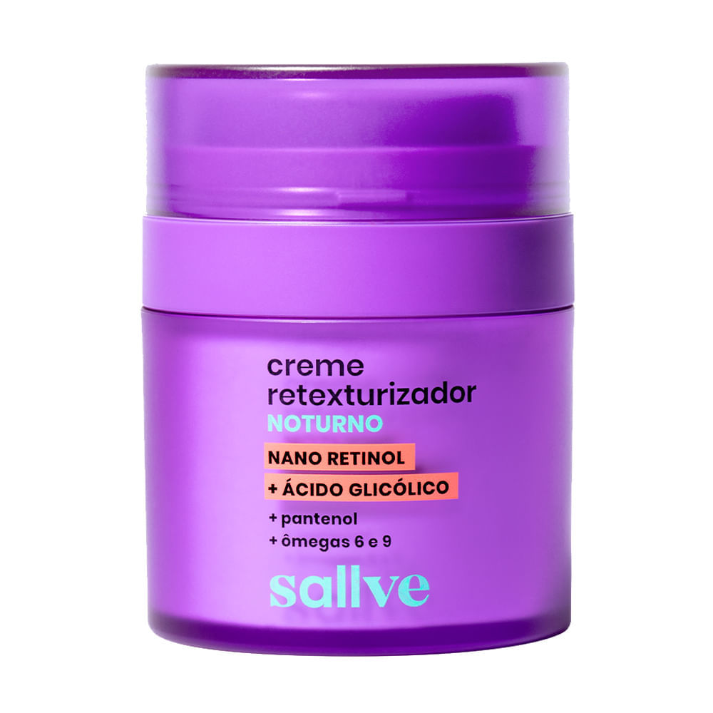 Creme Retexturizador Sallve Noturno 30g