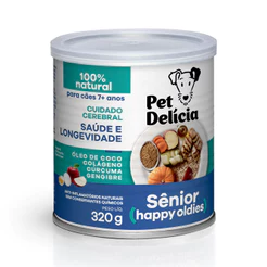 Ração Úmida Pet delícia Cães Senior Happy Oldies 320g
