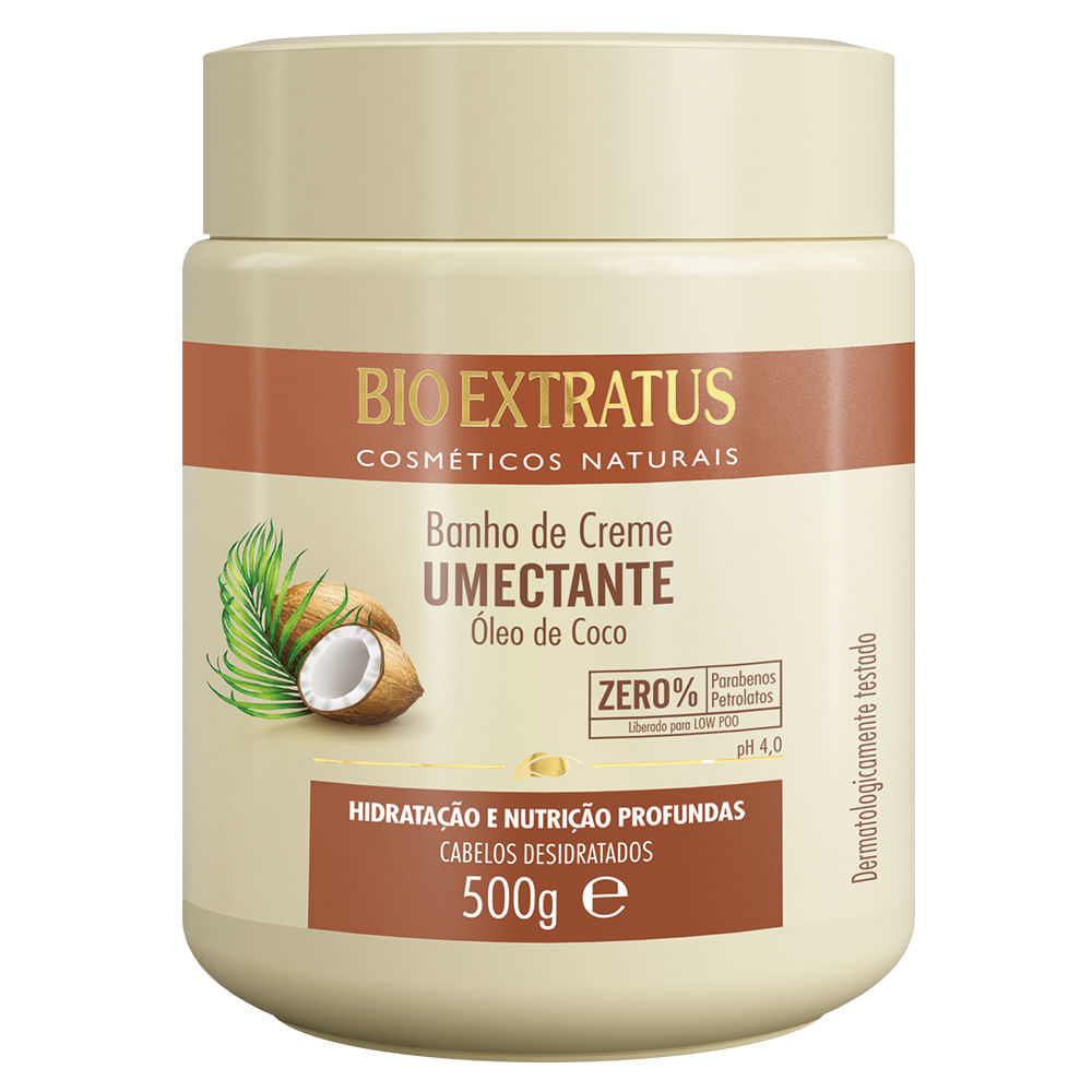 Banho De Creme Bio Extratus Óleo De Coco 500g em Oferta na Shopee