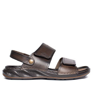 Sandália Masculina Pegada Folie Couro Levitech Marrom em Oferta na Shopee