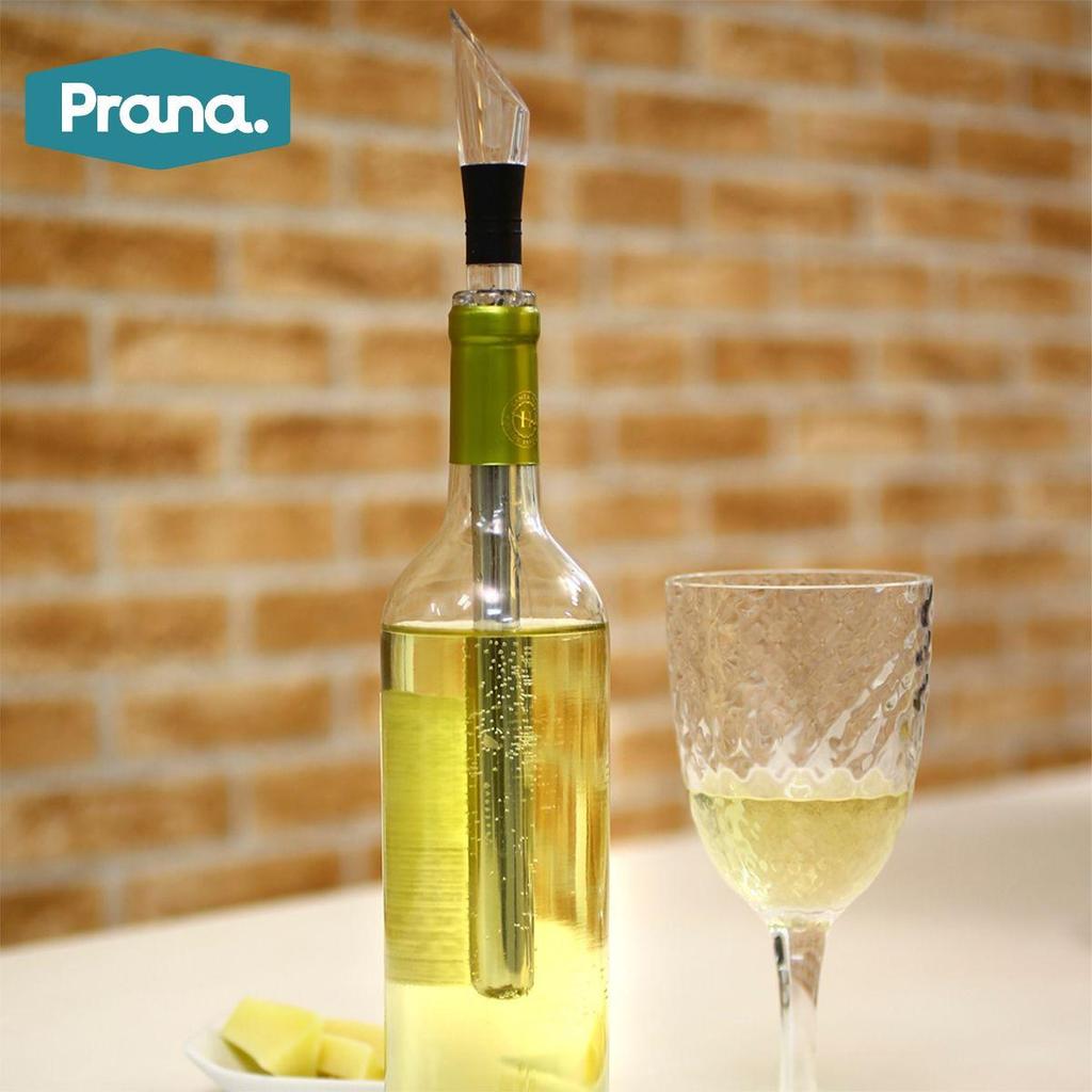 Resfriador de Vinho Inox com Aerador e Dosador Vinho  Acessorio Bar