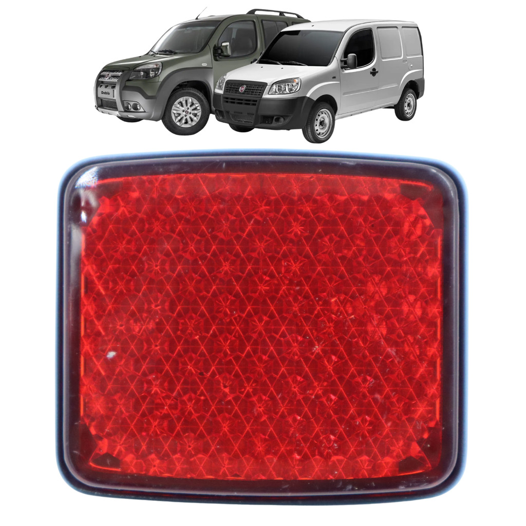 Lanterna Refletor Para-choque Traseiro Doblo Cargo Doblo 2010 2011 Até 2014