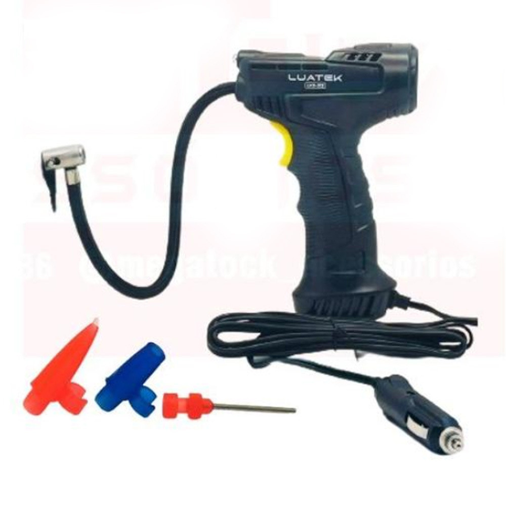 COMPRESSOR DE AR MINI 12V DIGITAL LUATEK LKD-212