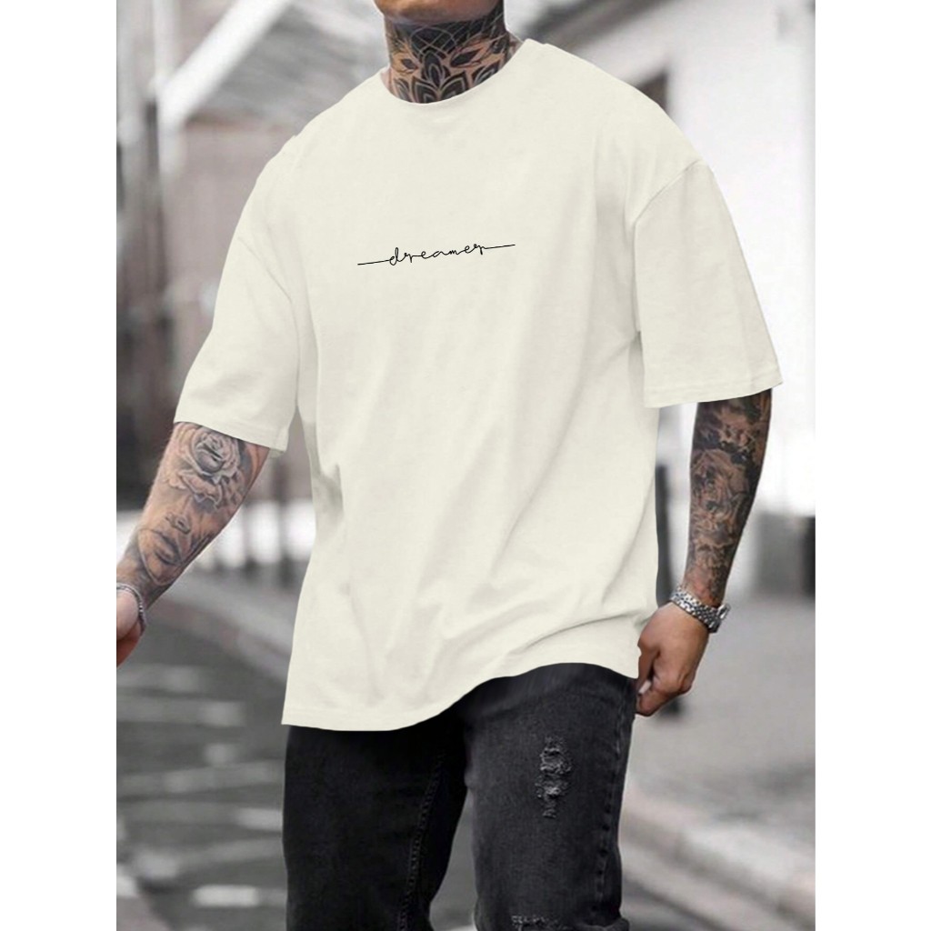 T Shirt Oversized Plus Size Unissex Larga Casual Academia Camiseta Leve Personalizada Blusa Old Sch
