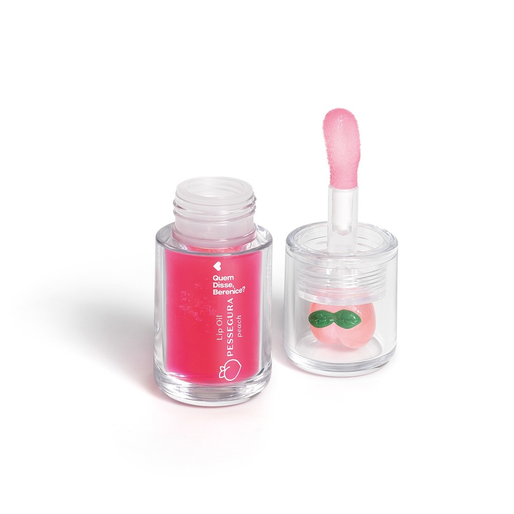 Lip Oil Rosa Fúcsia Cuide-se Bem Pessegura 3,5ml