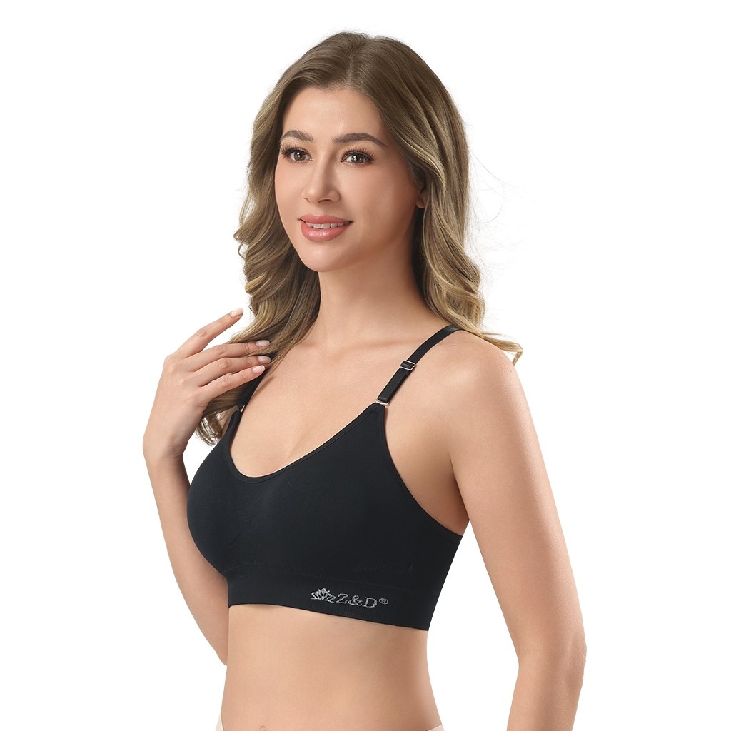 Z&D Lingerie Top Alças Fina  Com Bojo Sem Aro 22120 em Oferta na Shopee