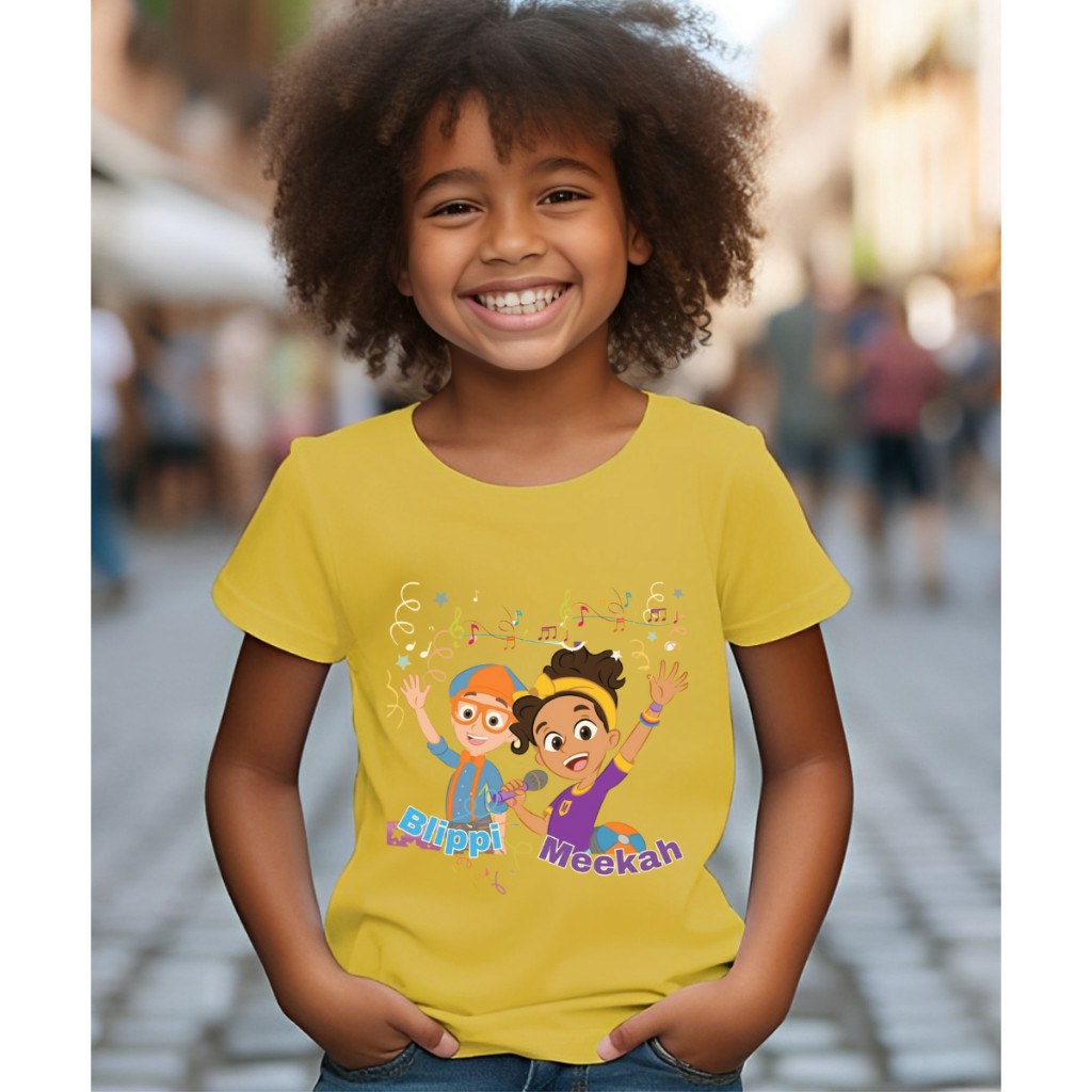 Camiseta Infantil Feminina 100% Algodão Estampas Personagens Moda Kids Tendência Verão