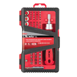 Jogo de Bits e Soquetes Universal 78 Pçs CrV com Maleta MTX