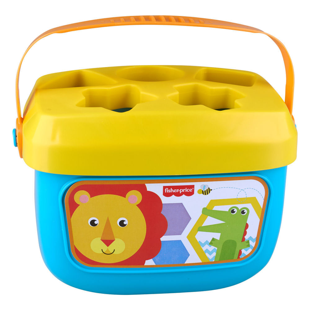 Balde Primeiros Blocos Fisher Price em Oferta na Shopee