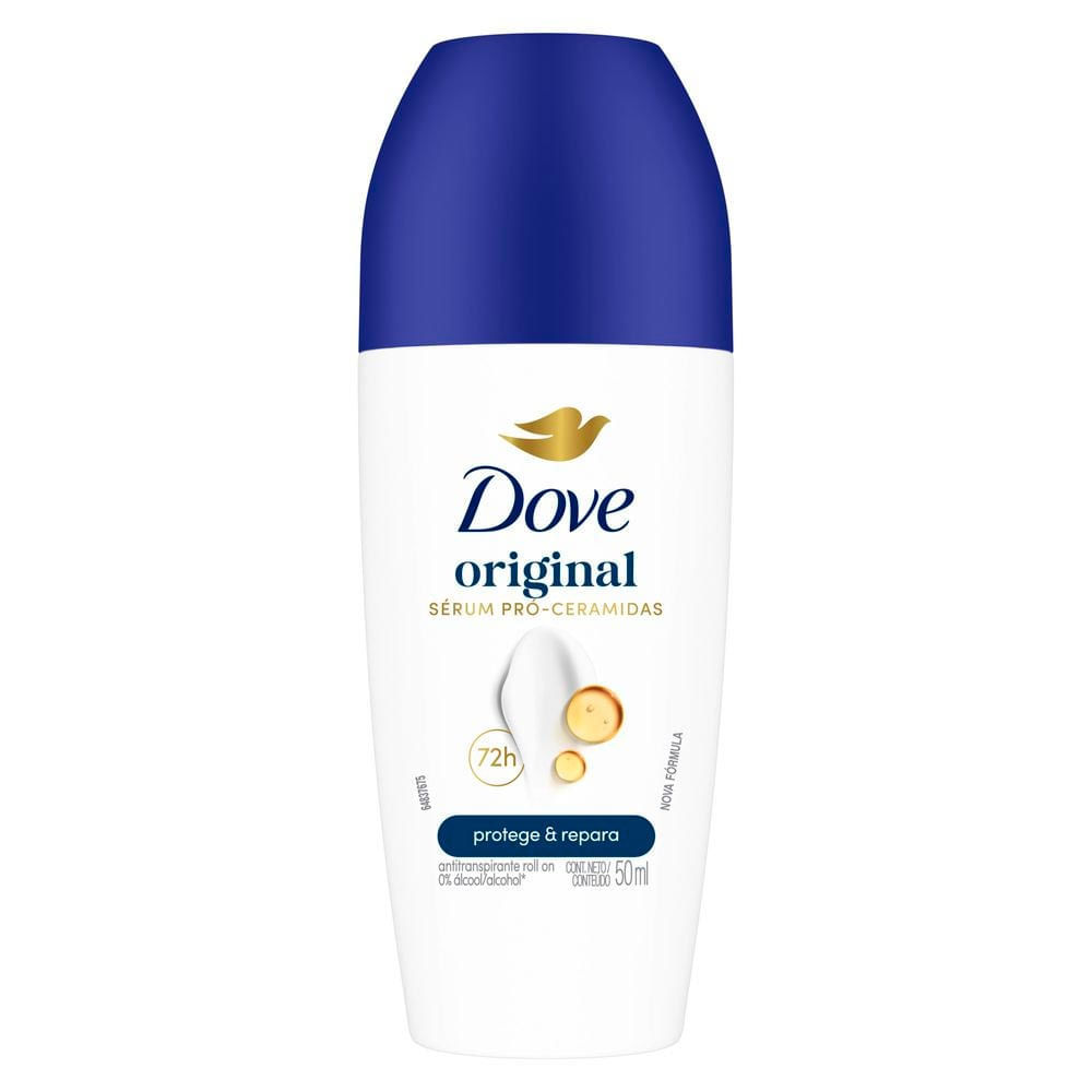 Desodorante Antitranspirante Roll-on Dove Original 50ml em Oferta na Shopee