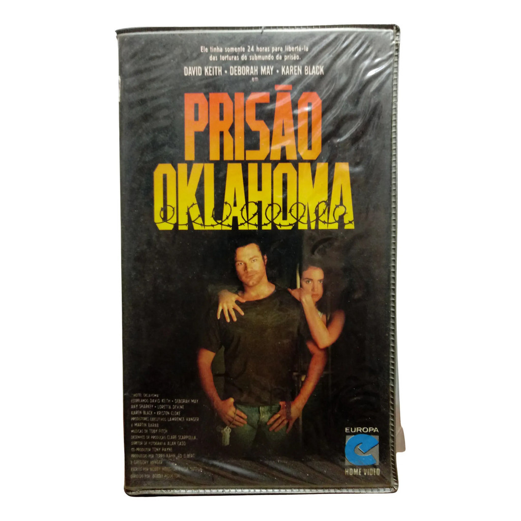 Vhs Prisão Oklahoma - David Keith - Karen Black