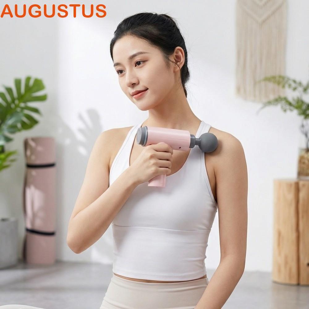 AUGUSTUS Mini Massageador Elétrico De Fáscia , Massagem Muscular De Percussão Profunda Com Vibração De Alta Frequência