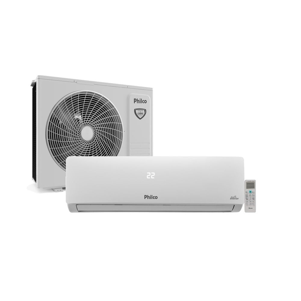Ar Condicionado Split Hi Wall Inverter Philco 24000 BTU/h Frio PAC24FB – 220 Volts em Oferta na Shopee