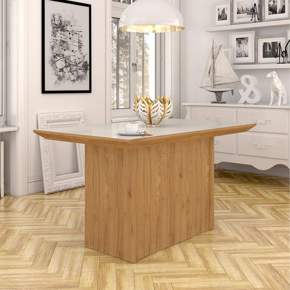 Mesa De Jantar 1,20m Retangular Viena Cinamomo/off White - M.a