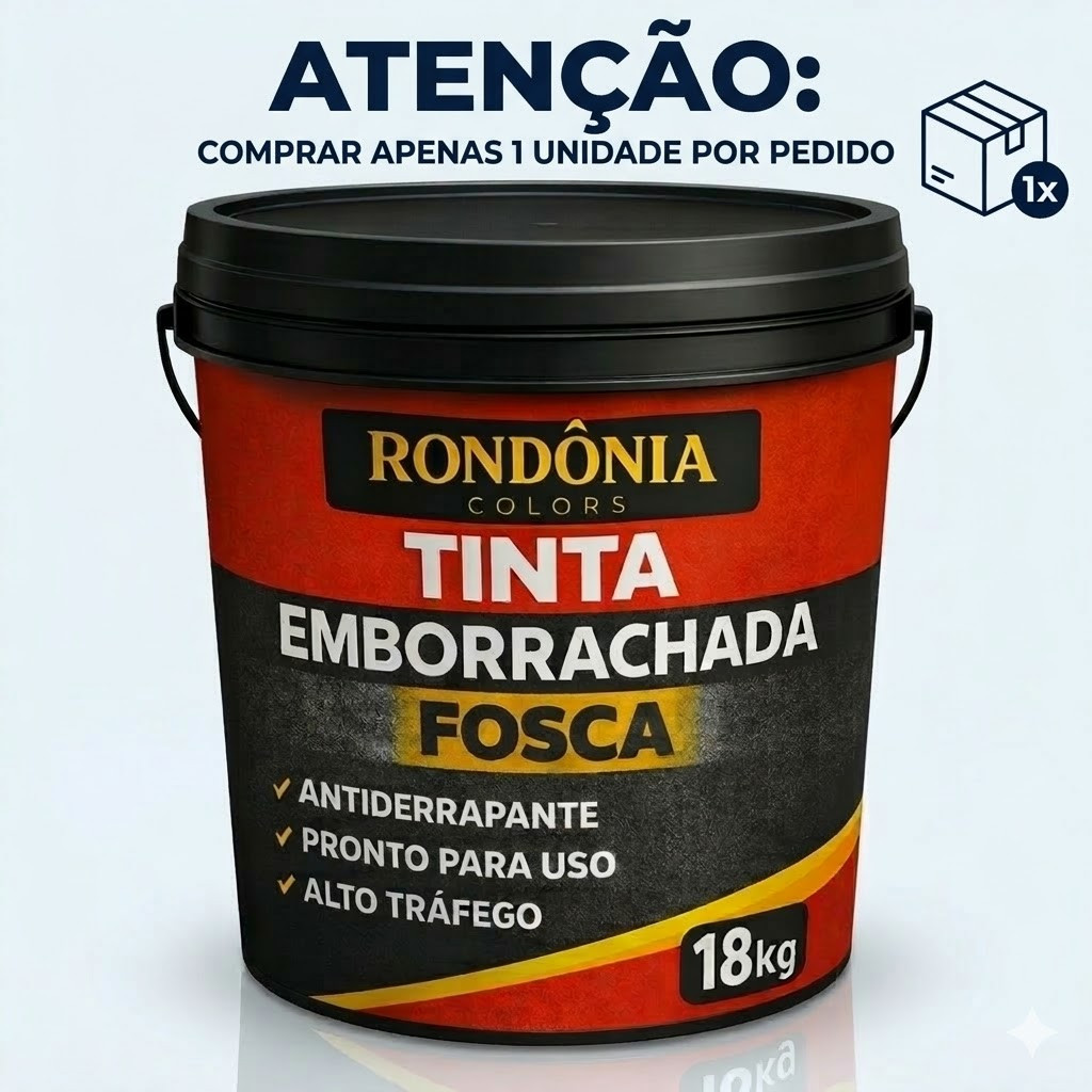 Tinta Piso Premium Alta Resistência Antiderrapante 18KG Concreto Garagem Calçadas Quintal Externo