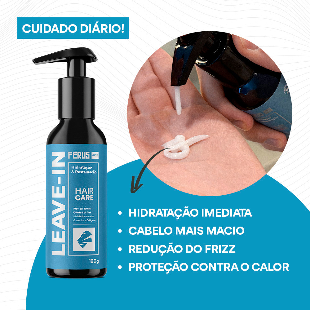 Leave-in Hidratação e Restauração Férus Hair Care 120gr