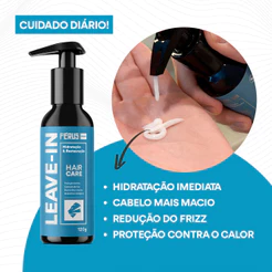 Leave-in Hidratação e Restauração Férus Hair Care 120gr