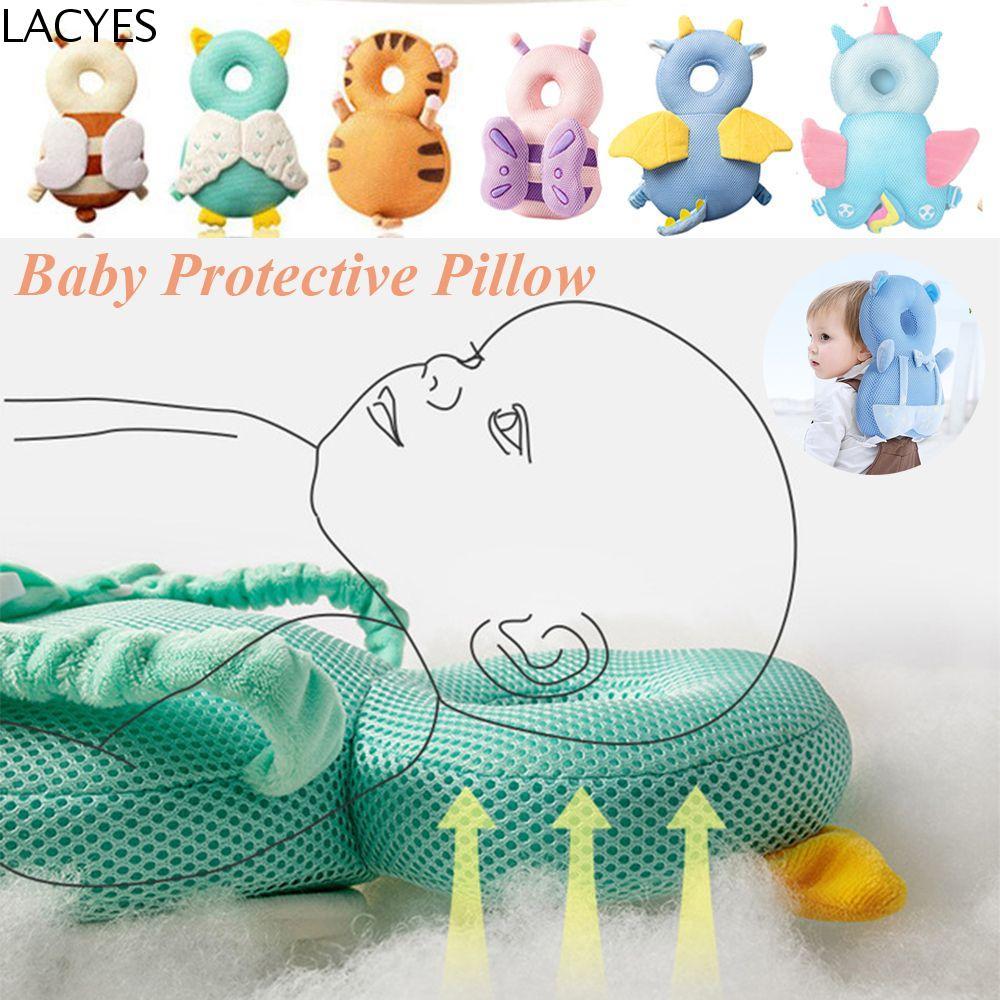 LACYES Travesseiro Anti-Queda Respirável Protetor De Cabeça Mochila Infantil Bebê Segurança Anjo Travesseiros De