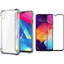 Kit Capa Anti Shock + Película De Vidro 3d A50 em Oferta na Shopee