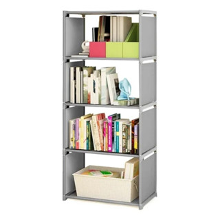 ONMAX Estante de Livros Prateleira Organizadora Multiuso Cinza 124x42x26cm Modelo ON-SM013 em Oferta na Shopee