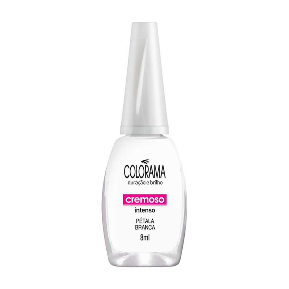 Esmalte Colorama Cor Pétala Branca com 8ml em Oferta na Shopee