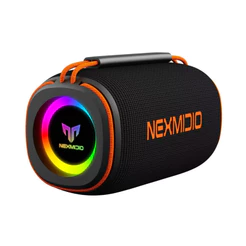 Caixa de som Bluetooth portátil com iluminação RGB potência de compatível com TWS entrada para essencial para festas