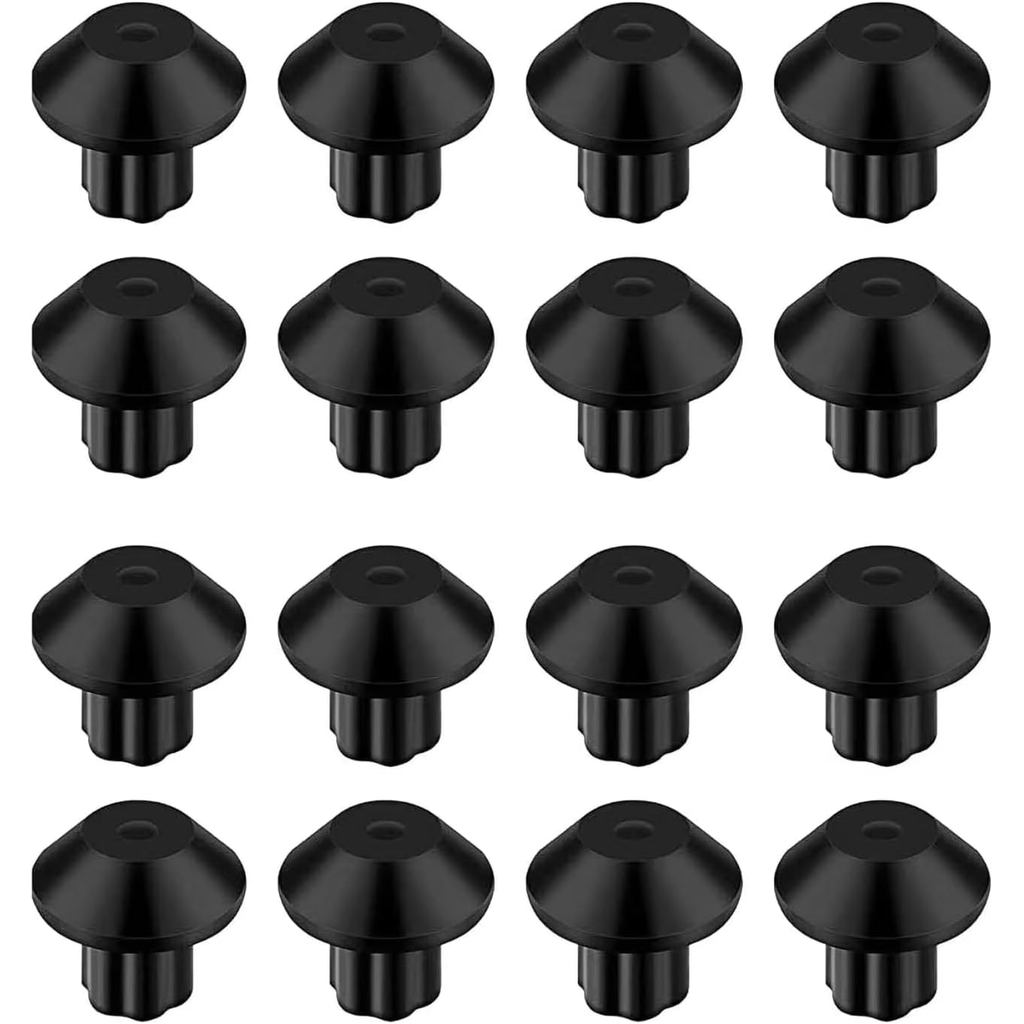 Pés de Borracha Compatíveis WB2K101 para Grelhas de Fogão a Gás GE Kitchen-aid com Furo de 3/16" - Substitui WB02K0101 W