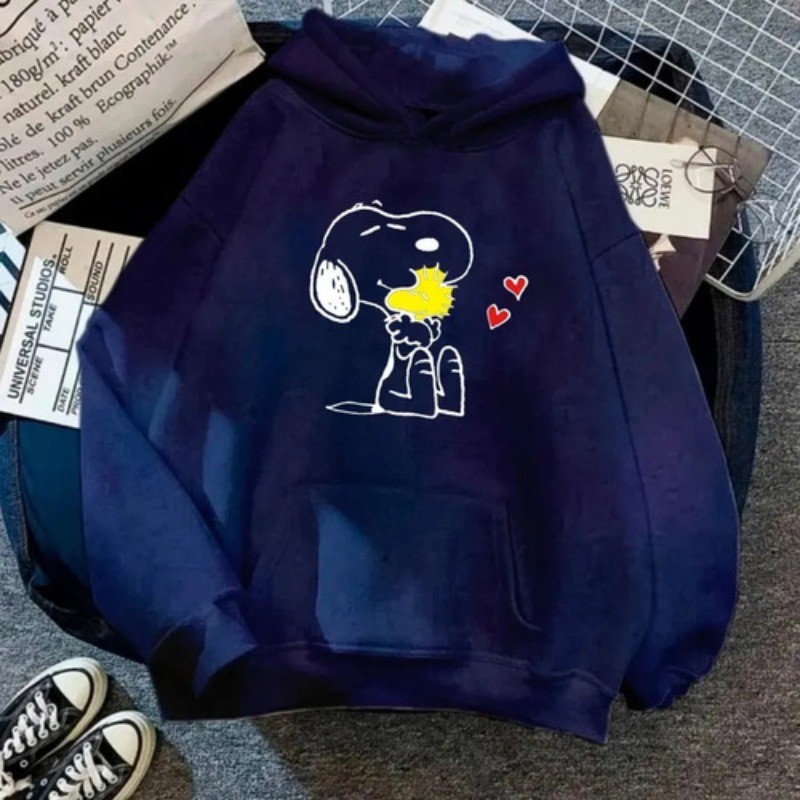 Moletom Canguru Unissex Snoopy Agasalho Blusa De Frio