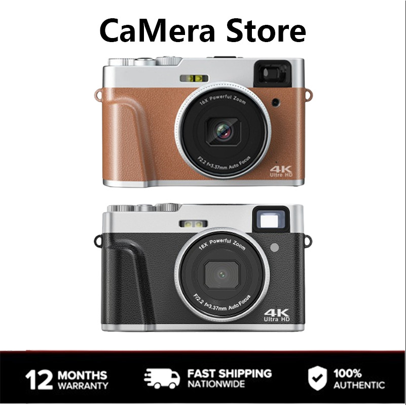 Câmera digital De Alta Definição DC202L Para Filmagem Em Casa , selfie , Modelo De Estudante Com Visor Sem Espelho